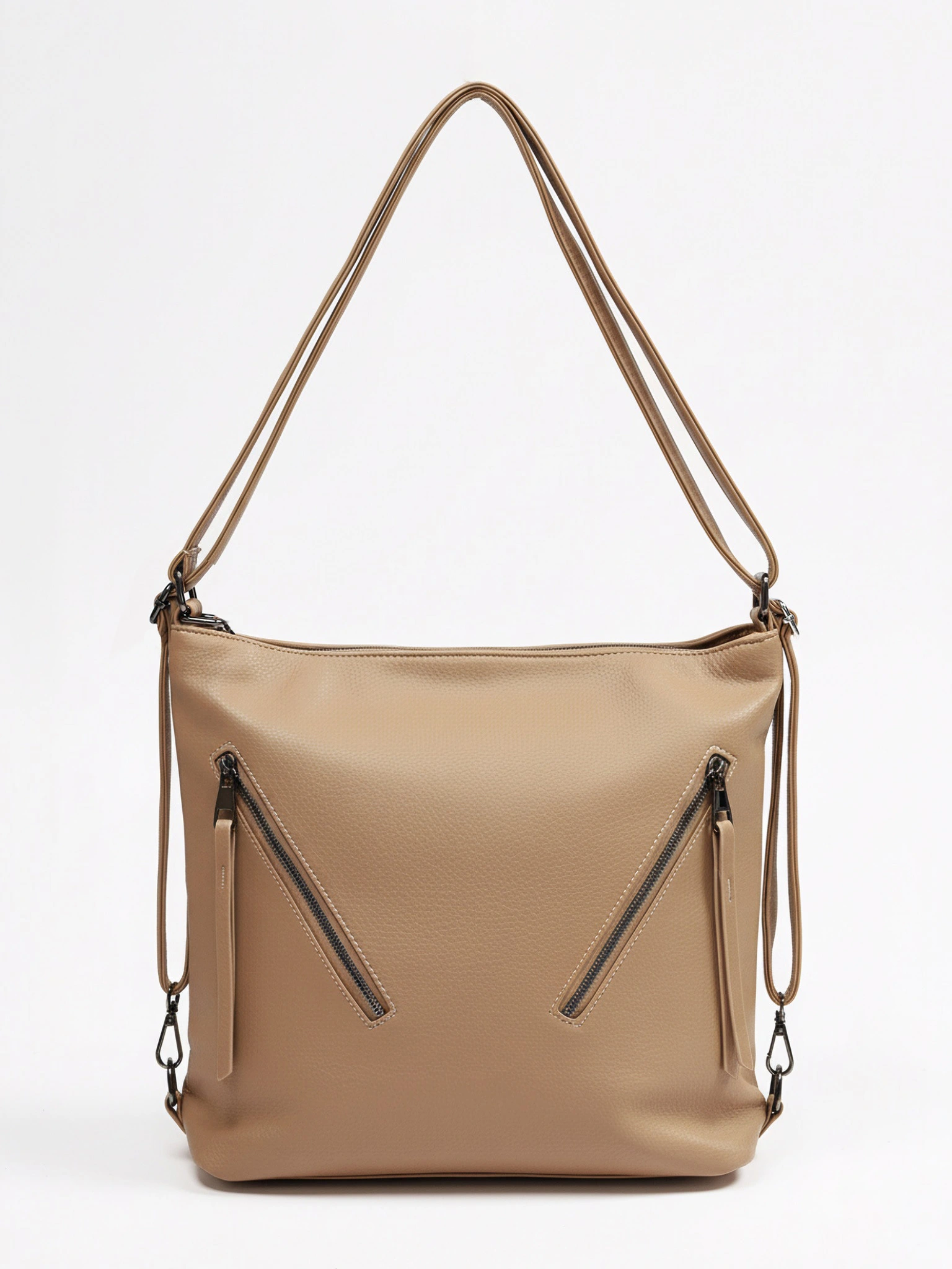 Сумка-шоппер  с регулируемыми ручками и декоративными пуллерами в ассортименте